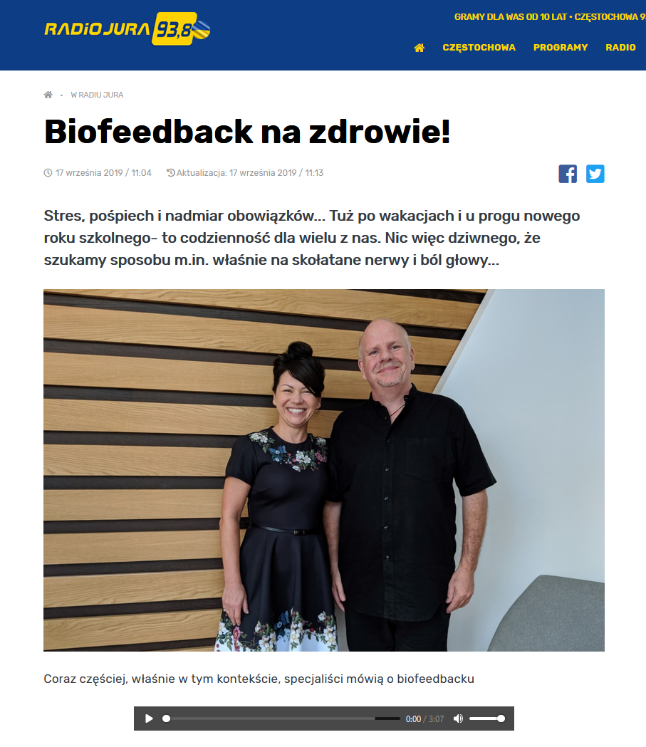 Instytut Biofeedback w Radiu Jura